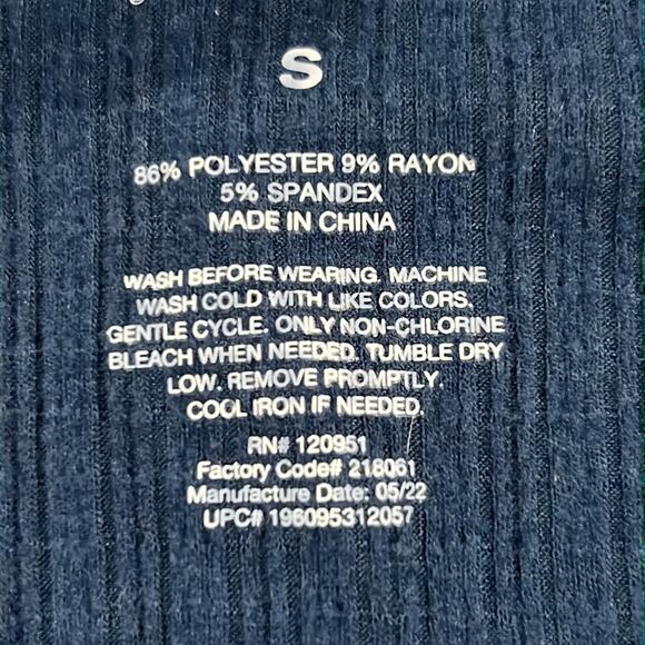 So Tie Front Sweater Womens Small Blue Soft - Picture 10 of 10